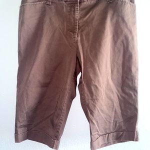 Karen Kane brown shorts sz 12